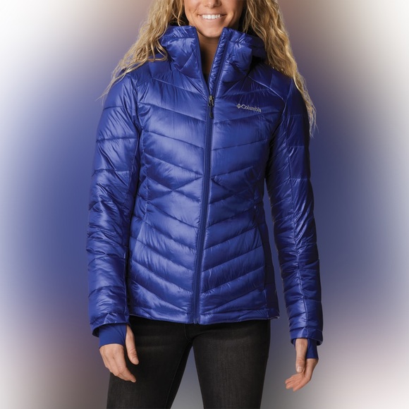 Columbia Women’s Joy Peak™ Hooded Jacket⎢DarkBlue⎢Small - Picture 4 of 8